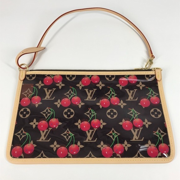 Louis Vuitton LV TM On the Go by Takashi Murakami bag brown leather - Picture 11 of 15